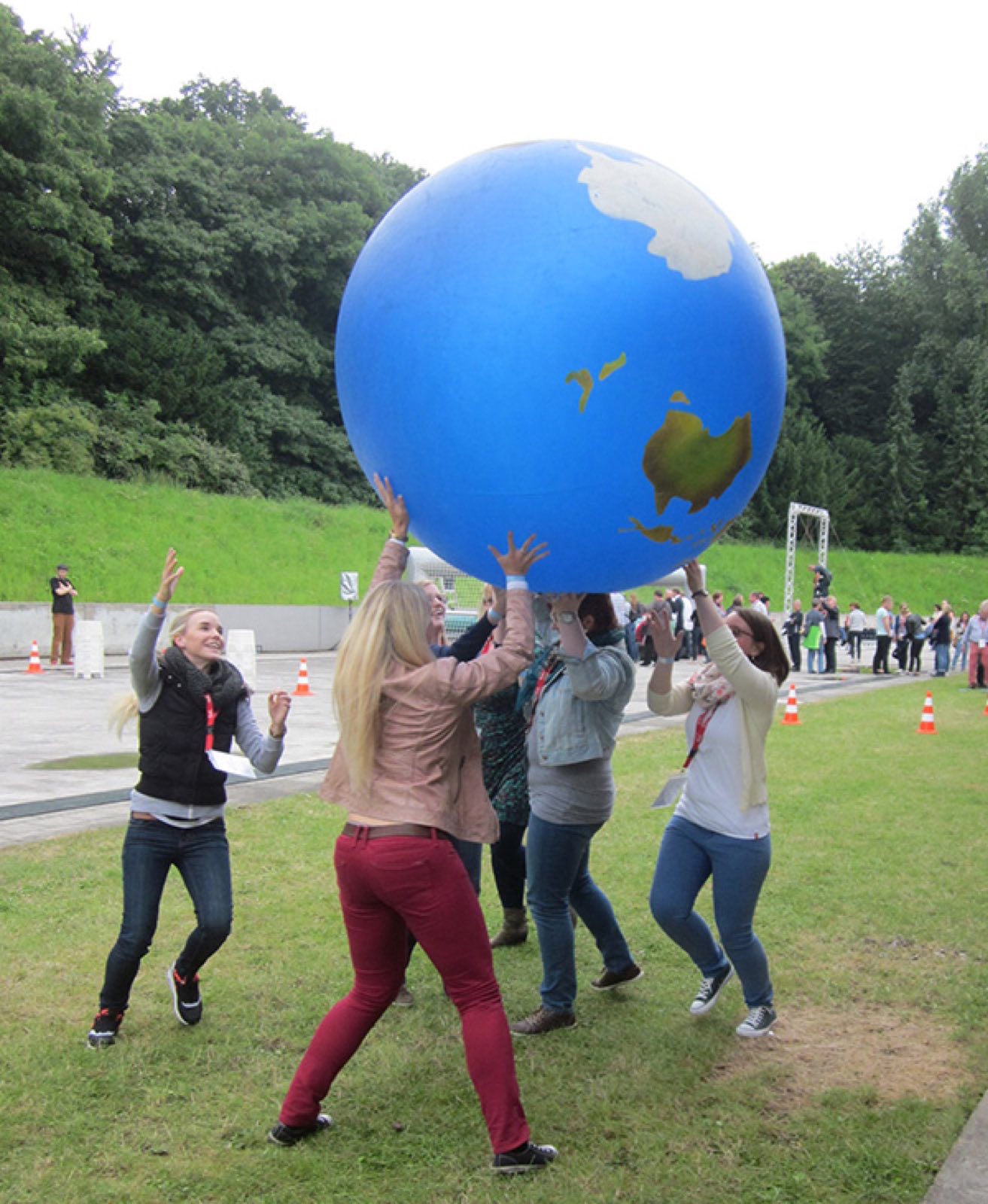 Ballon terrestre XXL 2 m – vue 2