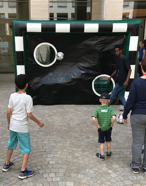Mur de tir gonflable – vue 2
