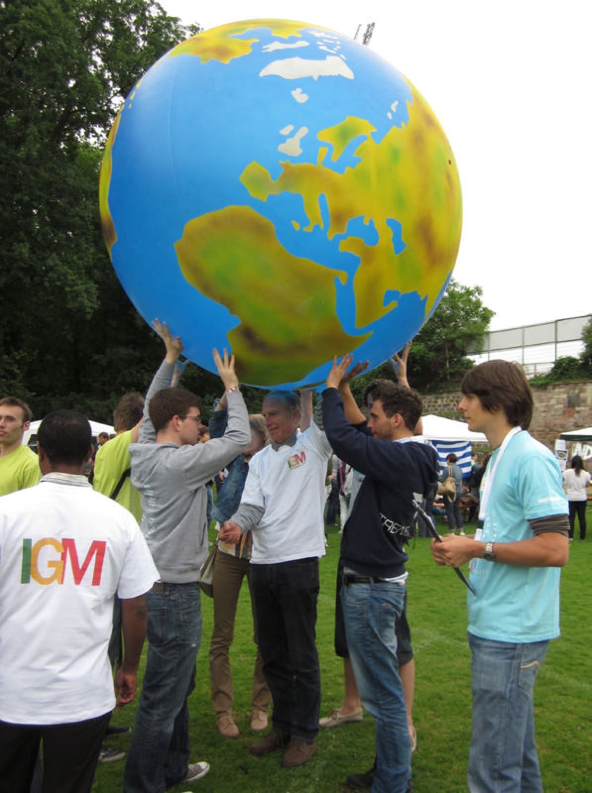 Ballon terrestre XXL 2 m – vue 4