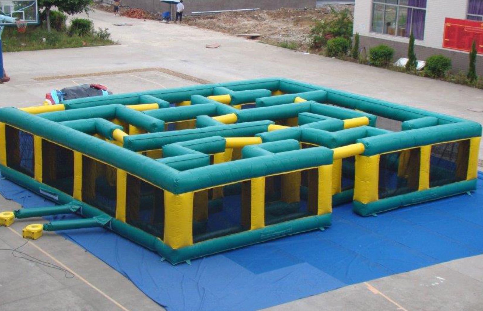 Aufblasbares Labyrinth