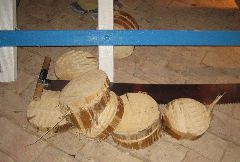 Baumstammsägen – Ansicht 5