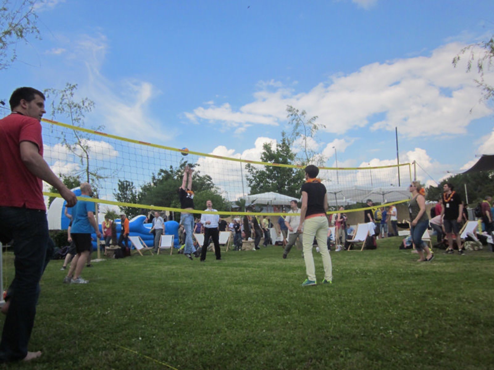 Rasen Volleyball