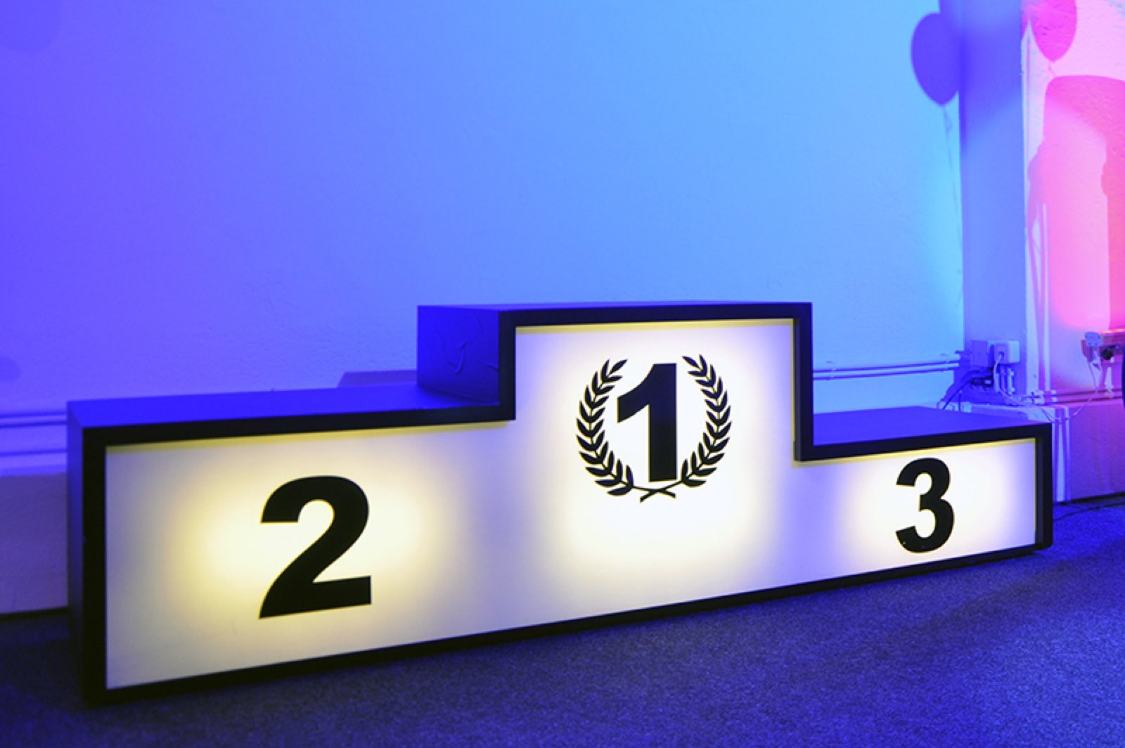 Podium des vainqueurs – vue 2