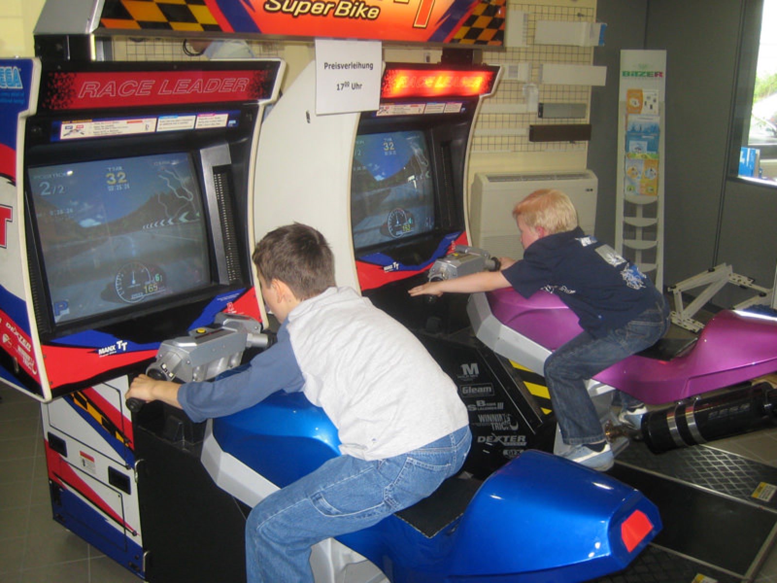 Motorrad Simulator Doppel
