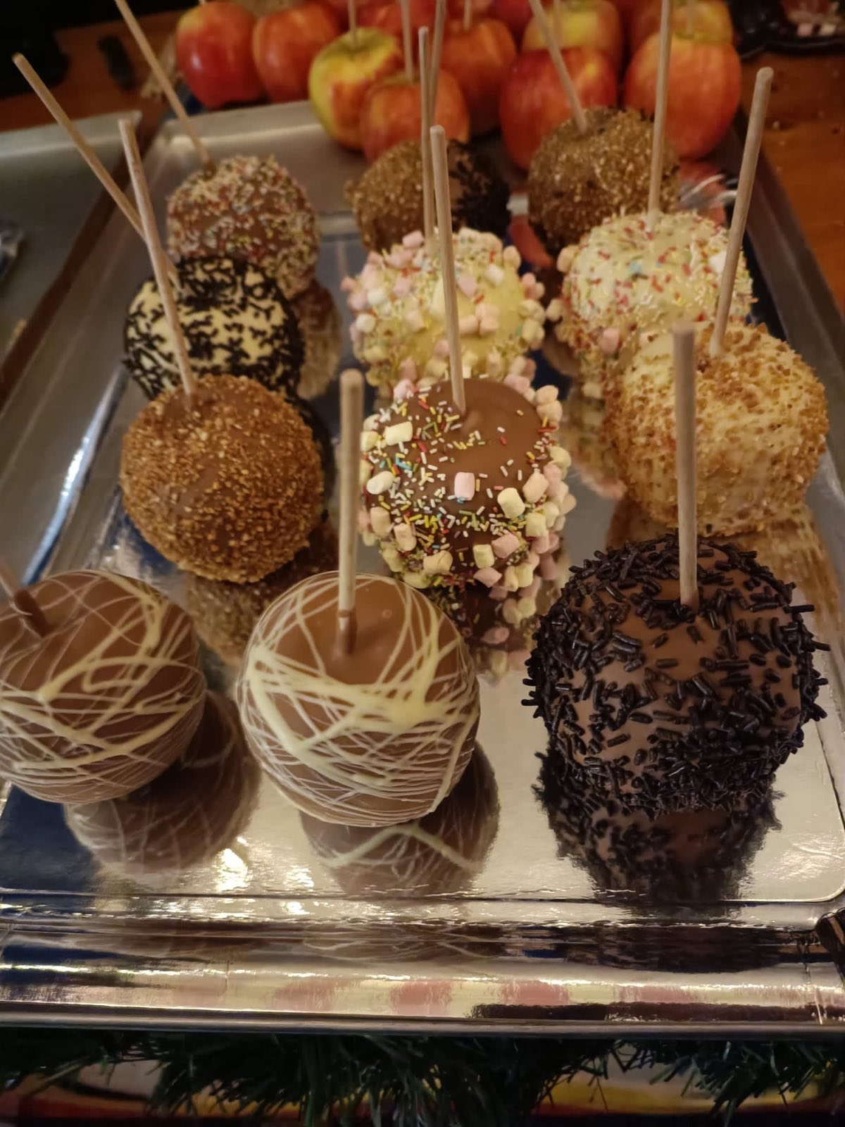 Paradiesäpfel Schoko