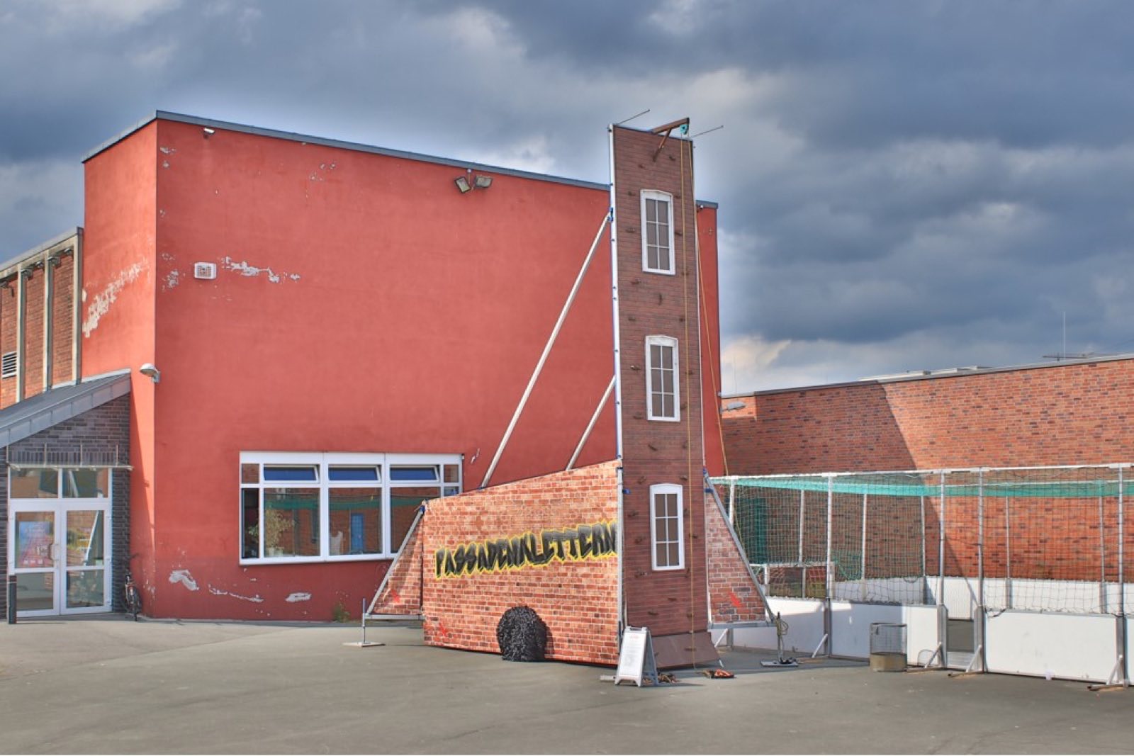 Fassadenklettern