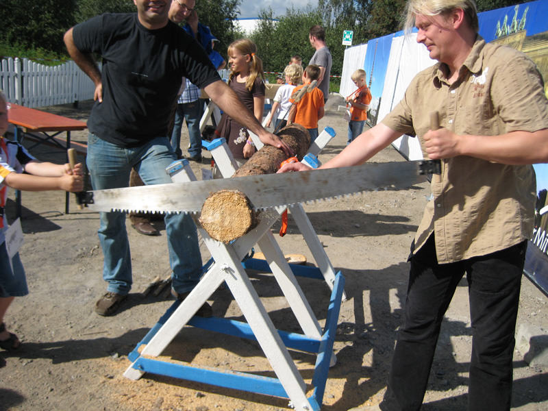 Baumstammsägen – Ansicht 3