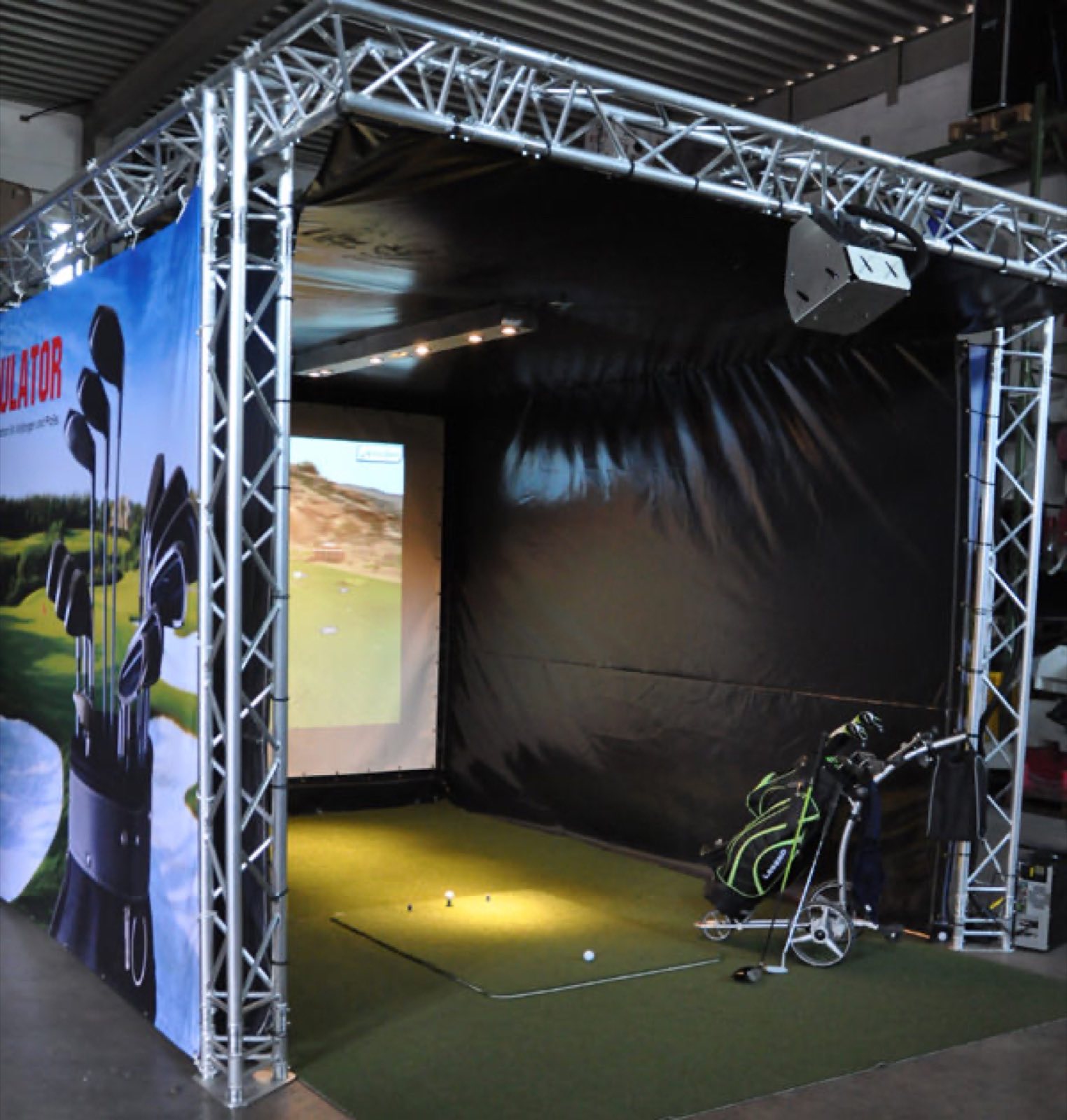 Simulateur de golf – vue 3