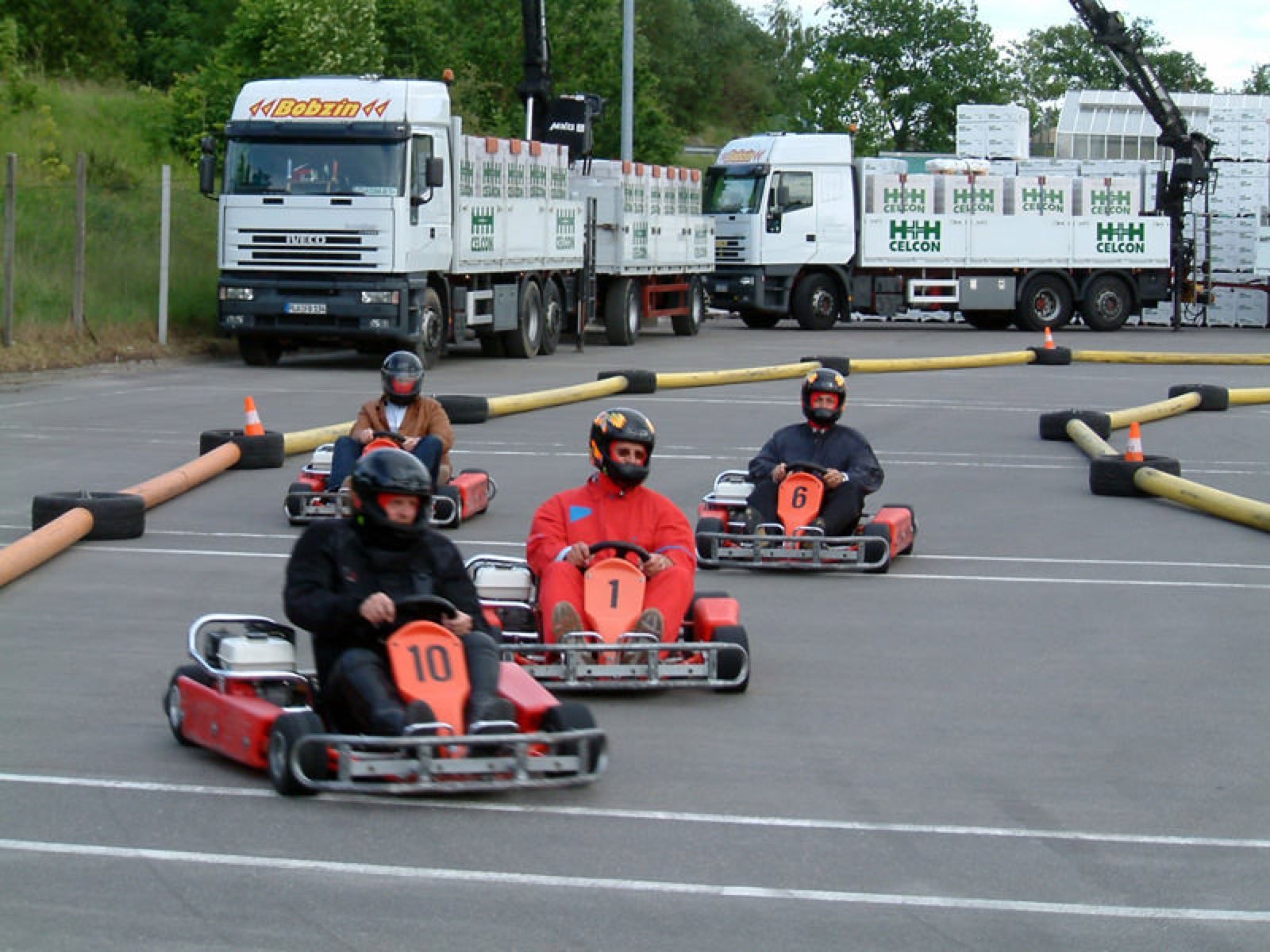 Kartrennbahn mobil