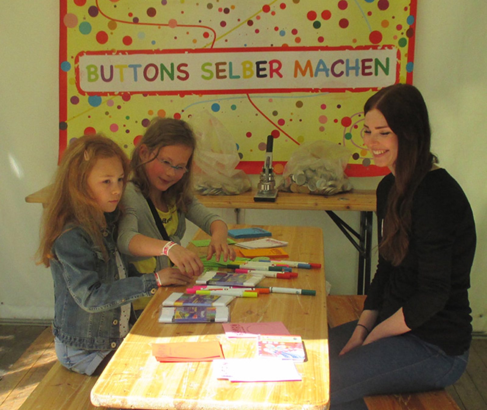 Button-Mal-Aktion