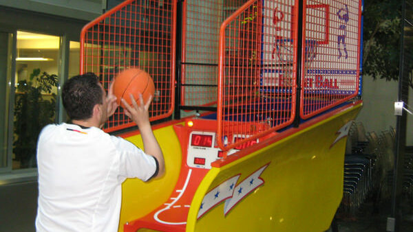 Pop Shot Basketball Anlage Verleih