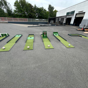 minigolf fußball mieten