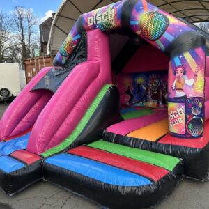 Aufblasbare Diskothek mit Rutsche Aufblasbare Diskothek mit Rutsche