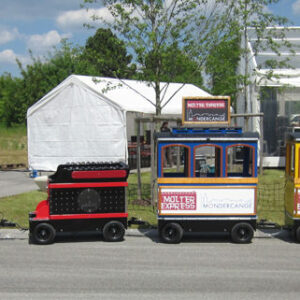 Branding an der Indoor-Bimmelbahn mieten