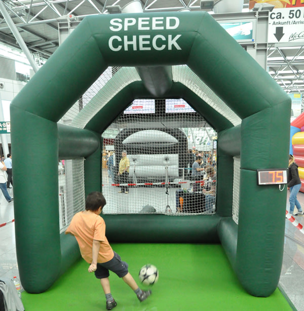 Speed Check, Schußgeschindigkeitsmessgerät, Sportradar,  Geschwindigkeitsmesser, Speed- Radar, Ball-Geschwindigkeitsmessung,  Soccer-Module - 4183876003 mieten