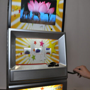 Spielautomat mit Branding und Logo Anbringung mieten