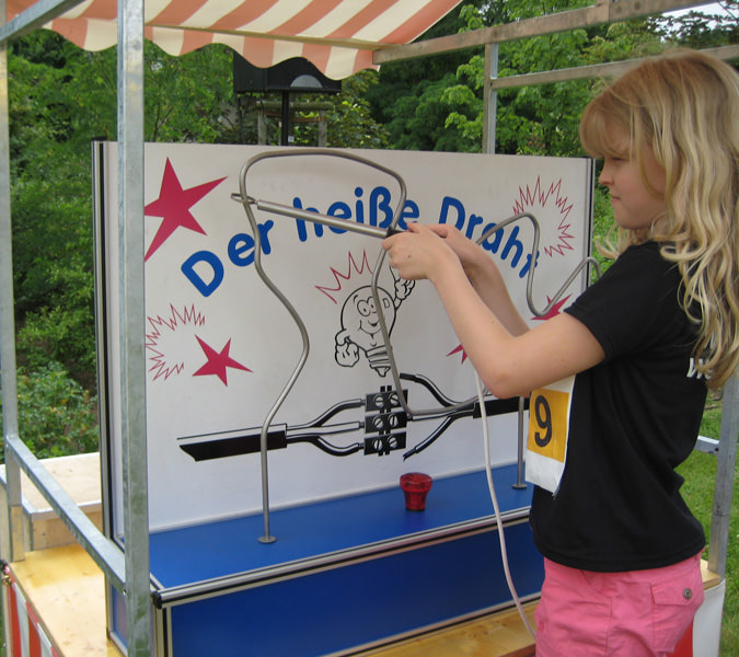 Der Heisse Draht Vereih — Jahrmarktspiele für Events mieten