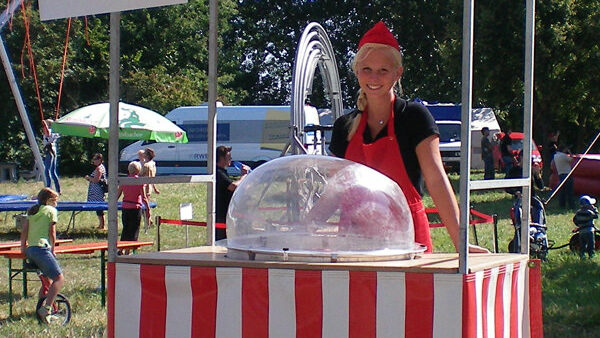 Imbissstand Zuckerwatte mieten