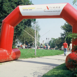 Torbogen Marathonlauf Mieten