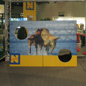 Torwand mit Kundenbranding mieten und kaufen